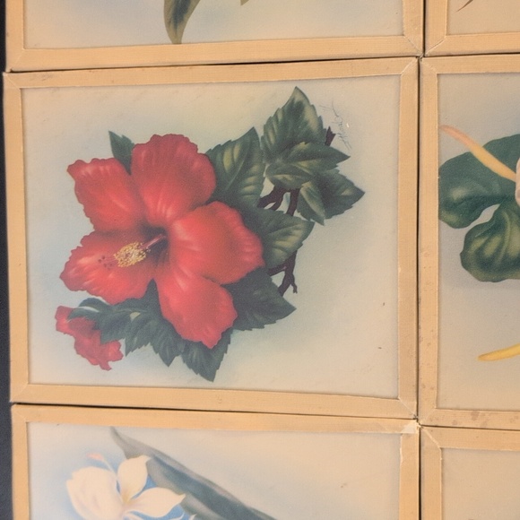 Vintage Floral Art Prints Set of 8 - Picture 4 of 10